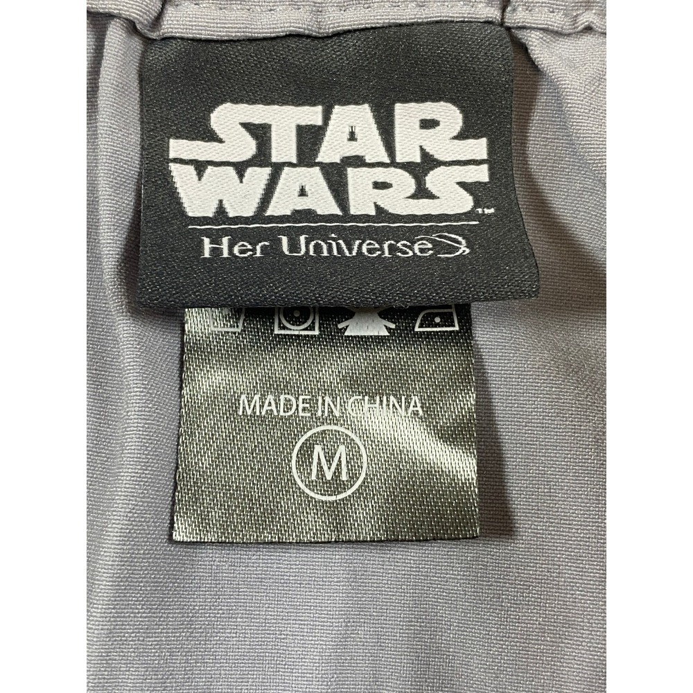 Her Universe Star Wars BB-8 Grey Embroidered Circle Skirt Medium Disneybound - Picture 3 of 8